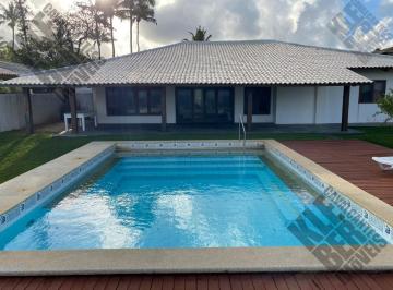 Casa · 450m² · 4 Quartos · 6 Vagas · Imperdível: Casa mobiliada para locação em Condominio Interlagos, 4 suítes, piscina, frente mar