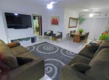 Apartamento · 110m² · 3 Quartos · 1 Vaga · 3 dorm. semi mobiliado na Cidade Ocian - Praia Grande, SP