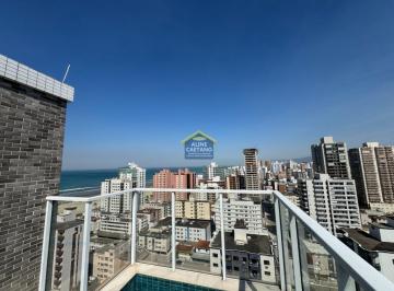 Apartamento · 124m² · 3 Quartos · 2 Vagas · Cobertura na Guilhermina - Mobiliada - 2 vagas de garagem - 150mts da Praia!