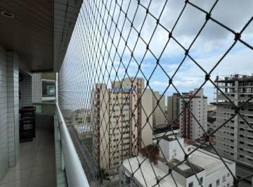 Apartamento · 101m² · 2 Quartos · 1 Vaga · Apartamento 2 dorms e Varanda Gourmet na Guilhermina - 150mts da Praia!