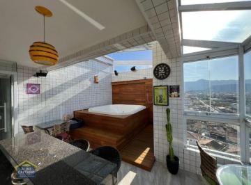 Apartamento · 143m² · 3 Quartos · 2 Vagas · Cobertura em Prédio Frente Mar - Mobiliada - Varanda Gourmet! Financia!