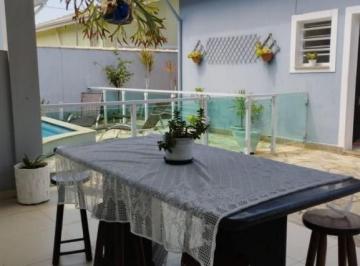 Casa · 171m² · 3 Quartos · 4 Vagas · Linda Casa Térrea Isolada Alto Padrão - 3 dorms e Financia! Piscina e Churras...