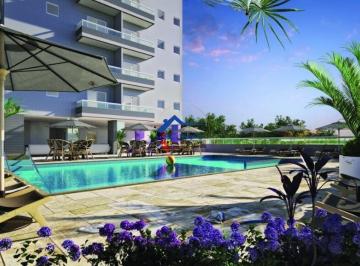 Apartamento · 76m² · 2 Quartos · 1 Vaga · Apartamento 2 dorms com Varanda Gourmet - Apenas 100mts da praia! Guilhermina!