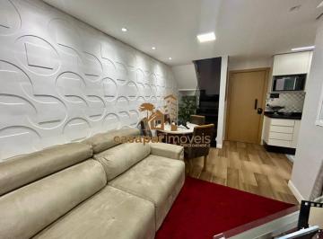 Apartamento · 98m² · 1 Quarto · 2 Vagas · Cobertura com 98m², 2 Dorm, 2 Vagas e Porteira Fechada