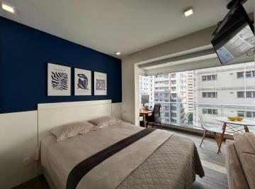 Apartamento · 36m² · 1 Quarto · 1 Vaga · Belíssimo Studio Mobiliado à Venda no Brooklin com 1 dormitório ,1 Vaga de Garagem por R$ 660.000,00