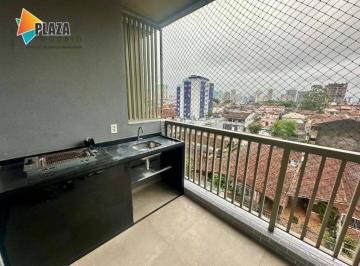 Apartamento · 73m² · 2 Quartos · 1 Vaga · Apartamento com 2 dormitórios para alugar, 73 m² por R$ 4.200,02/mês - Canto do Forte - Praia Grande