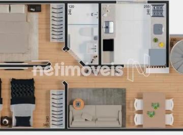 Apartamento · 44m² · 2 Quartos · 1 Vaga · Apartamento 2 quartos – Jardim Vitória