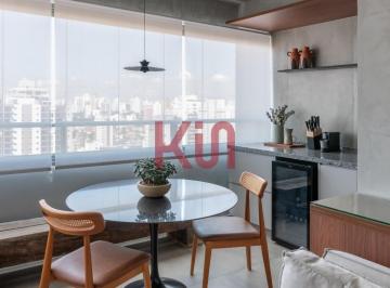 Apartamento · 70m² · 2 Quartos · 1 Vaga · Apartamento à venda no Brooklin Paulista, São Paulo-SP: 2 quartos, 1 suíte, 2 banheiros, garagem e 7