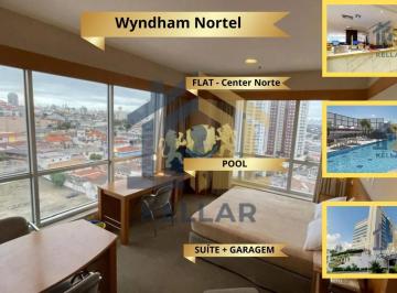 Apartamento · 32m² · 1 Quarto · 1 Vaga · Wyndham Nortel: Flat 32m² c/ Vaga | Renda Superior ao lado do Expo Center Norte
