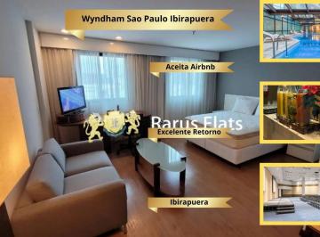 Apartamento · 28m² · 1 Quarto · 1 Vaga · Wyndham Ibirapuera: 28m² c/ Vaga | Alta Performance no Pool e Lado do Metrô
