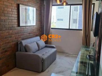 Apartamento · 35m² · 1 Quarto · 1 Vaga · Vendo Flat, área 35m2 Mobiliado em Setúbal