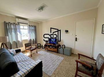 Sala · Apartamento à Venda — Embaré, Santos/SP | 62 m² • 2 Dormitórios • Vaga Suficiente