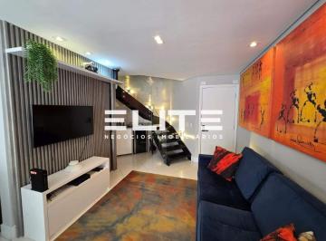 Apartamento · 149m² · 1 Quarto · 2 Vagas · Cobertura com 1 dormitório à venda, 149 m² - Bairro Jardim - Santo André/SP PORTEIRA FECHADA