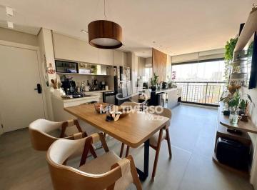 Apartamento · 84m² · 2 Quartos · 1 Vaga · Apartamento 2 dormitorios impecável varanda gourmet lazer completo no Marapé em Santos