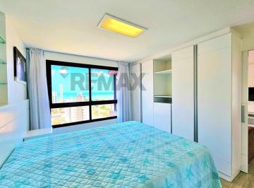 Apartamento · 54m² · 1 Quarto · 1 Vaga · Lindo apt. mobiliado no Ed. Studio da Praia em Ponta Negra com vista mar