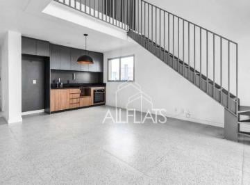 Cozinha e sala integradas  · Apartamento Duplex com 1 suíte para alugar, 80 m² - Jardins - São Paulo/SP