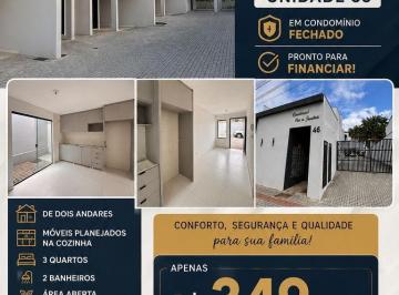 0aucyvo2owyynza2zdq3ytbk_md · Sobrado geminado em condomínio fechado com 3 quartos e 1 vaga.