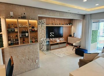 Apartamento · 80m² · 3 Quartos · 2 Vagas · RIO 335 - Apartamento à venda com 80 m², porteira fechada, 3 quartos, varanda gourmet e 2 vagas, San