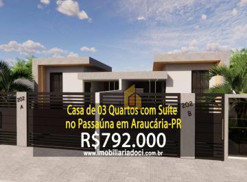 90788b94076ec51f928b758aaf5630016b693d1a · Casa de 03 Quartos com suíte no Passaúna em Araucária-PR  - A venda por R$792.000,00
