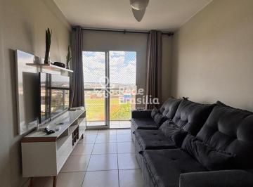 Apartamento · 49m² · 2 Quartos · 1 Vaga · Qr 302 - Apartamento nascente com varanda -  2 quartos mobiliado, espaçoso e confortável - Aceita fi