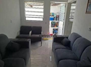 Sala · Casa com 2 dormitórios à venda, 63 m² por R$ 450.000,00 - Nova Gerti - São Caetano do Sul/SP