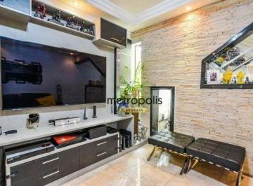 Sala · Sobrado com 4 dormitórios à venda, 220 m² por R$ 780.000,00 - Parque Jaçatuba - Santo André/SP