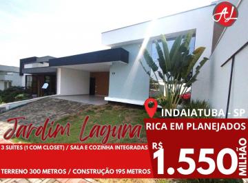 Casa de 3 quartos, Indaiatuba · Casa A Venda Com 3 Suítes - Rica Em Armários Planejados - Condomínio Laguna - Indaiatuba - SP!