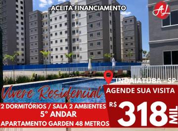 Apartamento de 2 quartos, Indaiatuba · Apartamento A Venda Com 2 Dormitórios - 5º Andar - Vivere Residencial - Indaiatuba - SP!