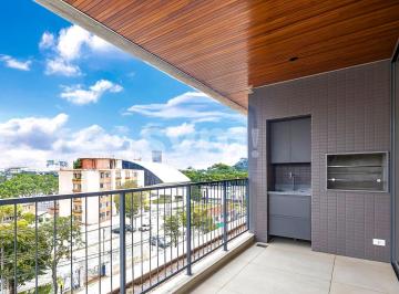 Vista sacada com churrasqueira a carvão · Apartamento à venda - em Ahú