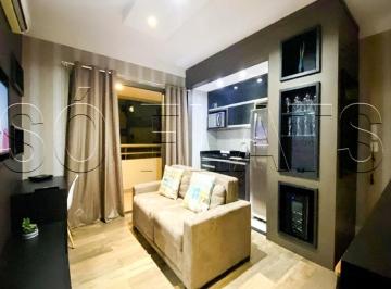 Apartamento · 40m² · 1 Quarto · 1 Vaga · Apartamento mobiliado no Brooklin com alta liquidez e localização estratégica