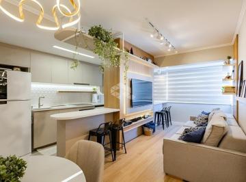 Apartamento · 80m² · 3 Quartos · 1 Vaga · Apartamento Mobiliado de 3 dormitórios, transformado em 2 com suíte, 2 vagas, fi