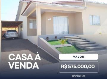 Foto 01 · Imperdível! Casa à venda em Xaxim-SC, no bairro Flor, com 3 quartos, 1 suíte, 2 banheiros, garagem e