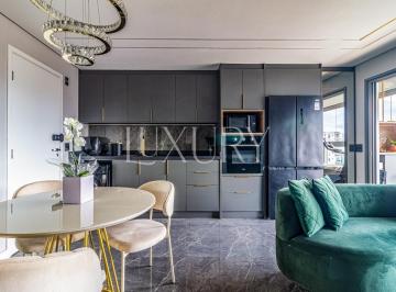 1 · Apartamento com 58 m², 1 quarto sendo 1 suíte à venda no bairro Indianópolis.