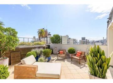Terraço · cobertura duplex ,Semi mobiliada, maravilhosa em rua calma , próximo ao Grêmio N
