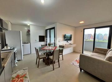 Apartamento · 74m² · 2 Quartos · 1 Vaga · Apartamento mobiliado com sacada e vista para o Rio Mampituba no Passo de Torres