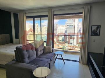Apartamento · 45m² · 1 Quarto · 1 Vaga · Apartamento MOBILIADO no Itaim Bibi para venda, 1 vaga e varanda