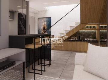 Apartamento · 103m² · 2 Quartos · 1 Vaga · Cobertura Mobiliada 2 Quartos em Santos (Morro Nova Cintra) com Vista Mar
