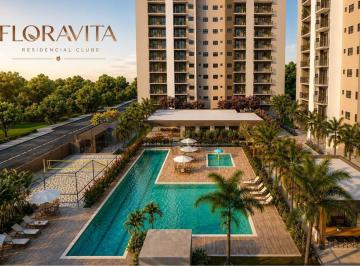 Apartamento · 60m² · 2 Quartos · 2 Vagas · FLORAVITA RESIDENCIAL CLUBE - APARTAMENTOS COM 2 E 3 DORMITÓRIOS - MORUMBI - PAULÍNIA