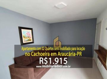 28c87046125f6ee836f0dba533027d3294952024 · Apartamento Semi Mobiliado com 02 Quartos no Cachoeira em Araucária-PR - Locação por R$1.915,00