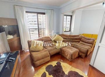 Apartamento de 3 quartos, São Paulo · Flat em Indianópolis, São Paulo/SP de 120m² 3 quartos para locação R$ 8.163,00/mes