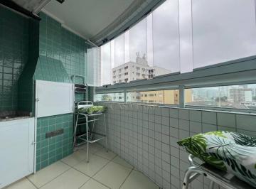 Varanda Gourmet · Apartamento com 1 dormitório à venda, 37 m² por R$ 350.000,00 - Boqueirão - Praia Grande/SP