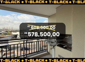 T-BLACK · Apartamento com 2 dormitórios à venda, 58 m² por R$ 578.500,00 - Vila Gonçalves - São Bernardo do Ca