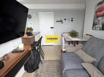 Apartamento · 43m² · 2 Quartos · 1 Vaga · Apartamento 2 Dormitórios com Varanda e Lazer Completo – Bairro dos Casa, SBC