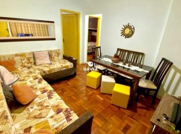 Sala · Apartamento à venda no Boa Vista em São Vicente.