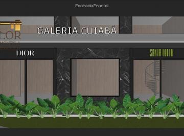 Comercial · 48m² · 14 Vagas · Loja comercial para locação na Av. Senador Metello em Cuiabá com mezanino e vitrine – 48m²