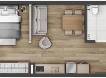Apartamento · 42m² · 1 Quarto · Apartamento com 1 dormitório à venda, 42 m² por R$ 700.000,00 - Petrópolis - Por