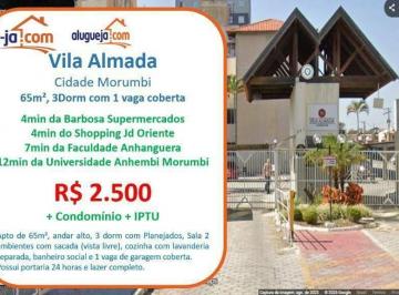 744e3f7a3e94f6b4aeb50cfef1f8131287283760 · Apartamento com 3 dormitórios para alugar, 65 m² por R$ 3.025,00/mês - Cidade Morumbi - São José dos