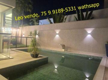 Casa de 4 quartos, Feira de Santana · Leo vende, bairro Papagaio, 4 suítes, closet, piscina, goumert, mobiliada