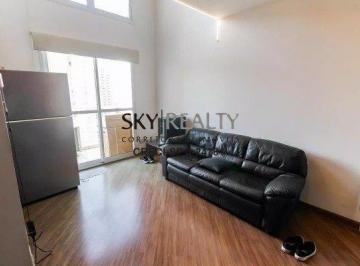 Apartamento · 50m² · 1 Quarto · 1 Vaga · Loft duplex para venda e locação com 1 suíte e 1 vaga - 50 metros!