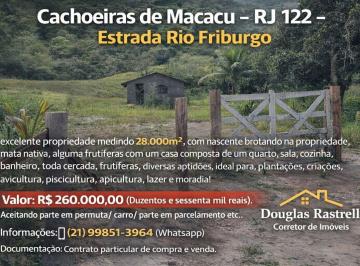 Rural de 1 quarto, Cachoeiras de Macacu · Excelente propriedade em Cachoeiras de Macacu RJ 122 - Aceitando Permuta